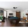 6_52" Hunter Minimus Matte Black 3-Blade LED Ceiling Fan with Remote more views