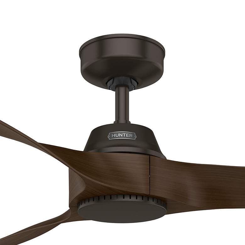 Image 4 52" Hunter Mosley Premier Bronze Damp Rated Ceiling Fan and Wall Contr more views
