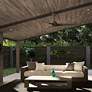 5_52" Hunter Mosley Premier Bronze Damp Rated Ceiling Fan and Wall Contr more views
