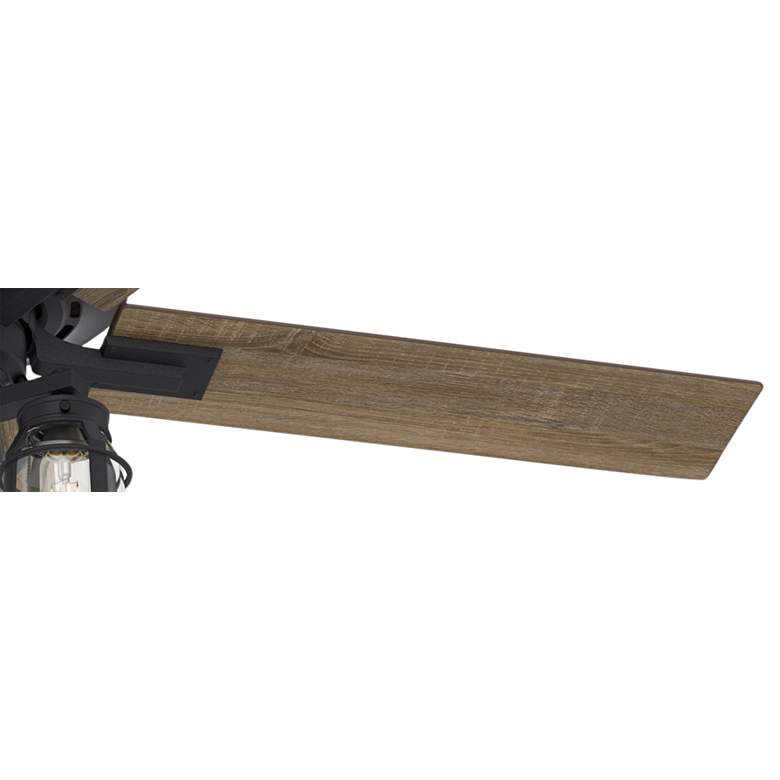 Image 5 52" Hunter Mt. Vista Natural Iron LED Light Pull Chain Ceiling Fan more views