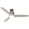 52" Hunter Neuron LED Matte Silver Smart Ceiling Fan with Remote