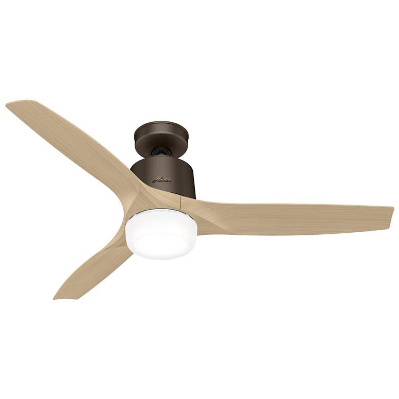 Image 1 52 inch Hunter Neuron LED Metallic Chocolate Smart Ceiling Fan with Remote