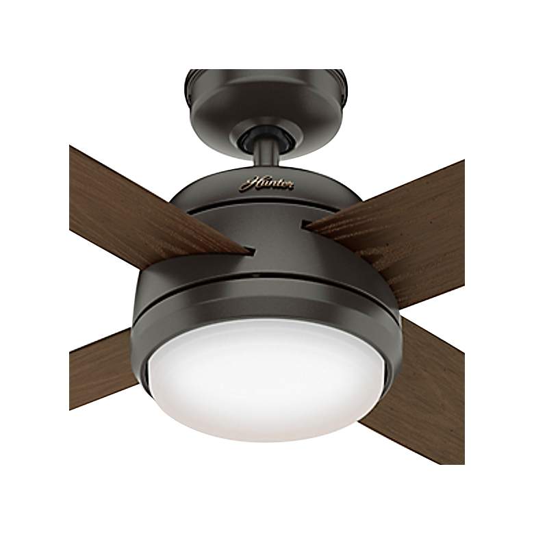 52&quot; Hunter Oceana Noble Bronze WeatherMax LED Fan with Wall Control more views
