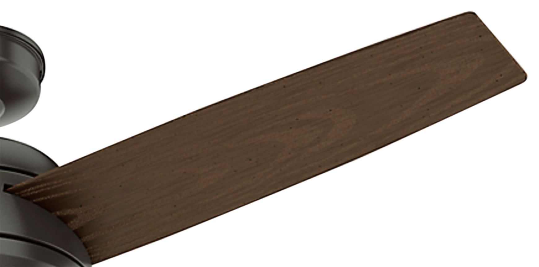 52" Hunter Oceana Noble Bronze WeatherMax LED Fan with Wall Control