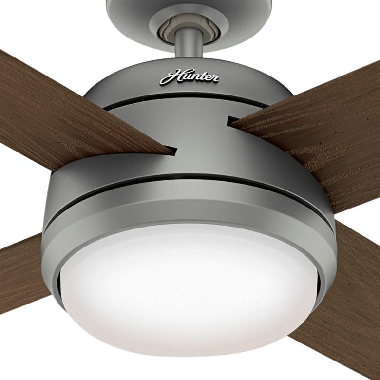Image 4 52" Hunter Oceana Silver WeatherMax Wet Rated Fan with Wall Control more views