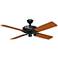 52" Hunter Original Indoor-Outdoor Matte Black 4-Blade Ceiling Fan