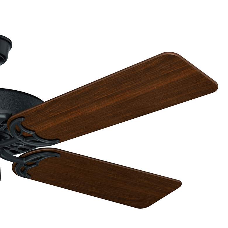 Image 6 52 inch Hunter Original Indoor-Outdoor Matte Black 4-Blade Ceiling Fan more views