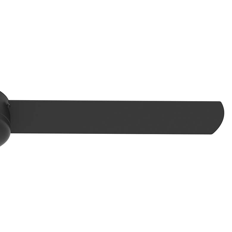 Image 3 52" Hunter Presto Matte Black Ceiling Fan and Wall Control more views