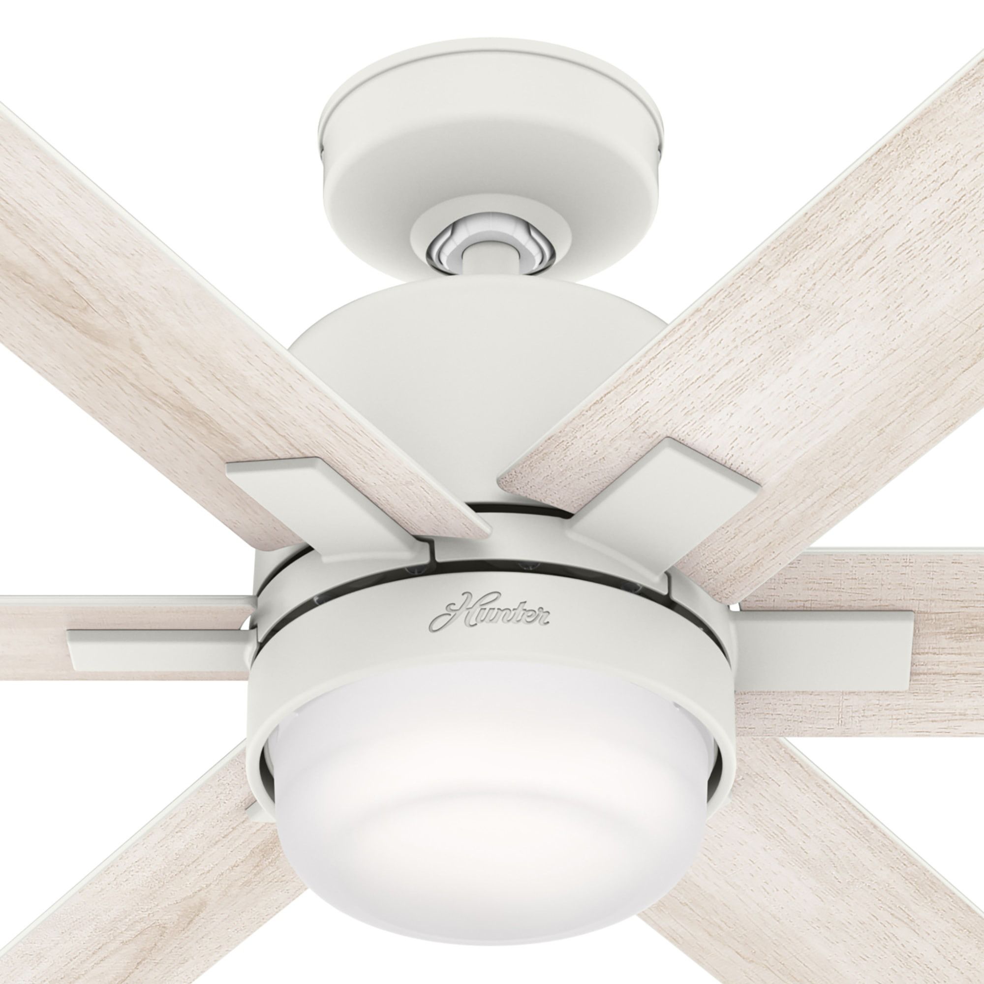 Image 6 52" Hunter Radeon Matte White LED Smart Ceiling Fan more views