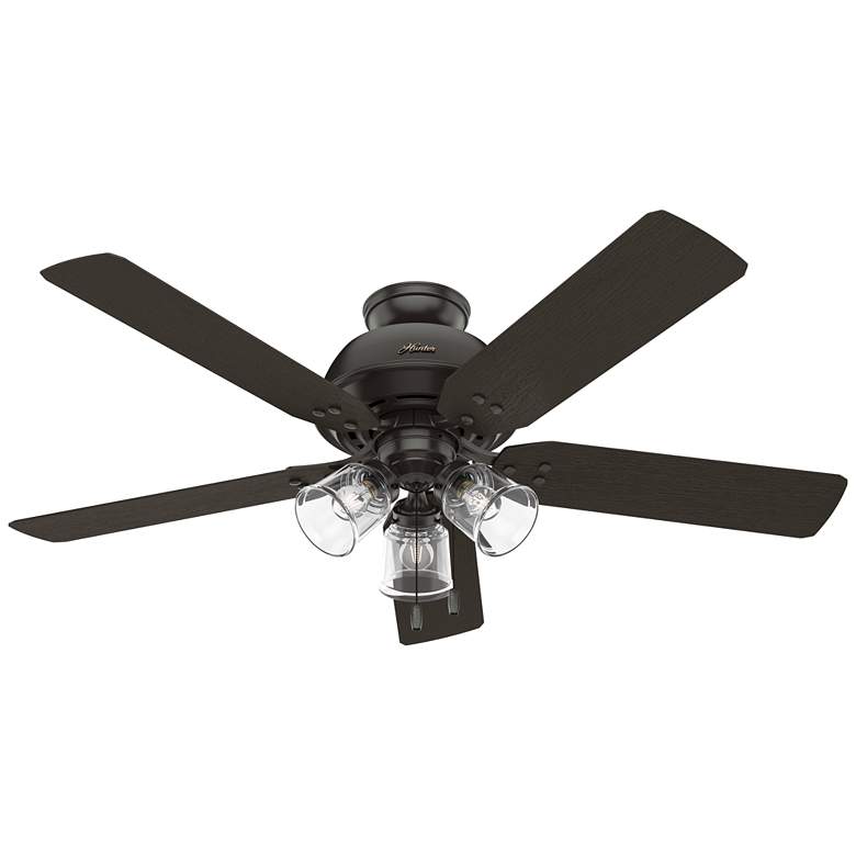 Image 1 52" Hunter River Ridge Noble Bronze LED Ceiling Fan