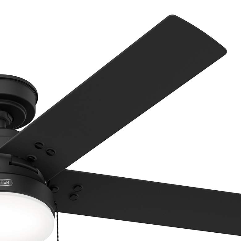Image 3 52" Hunter Sea Point Matte Black LED Ceiling Fan more views