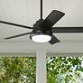 1_52" Hunter Seawall Noble Bronze Outdoor LED Ceiling Fan