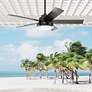 6_52" Hunter Seawall Noble Bronze Outdoor LED Ceiling Fan more views