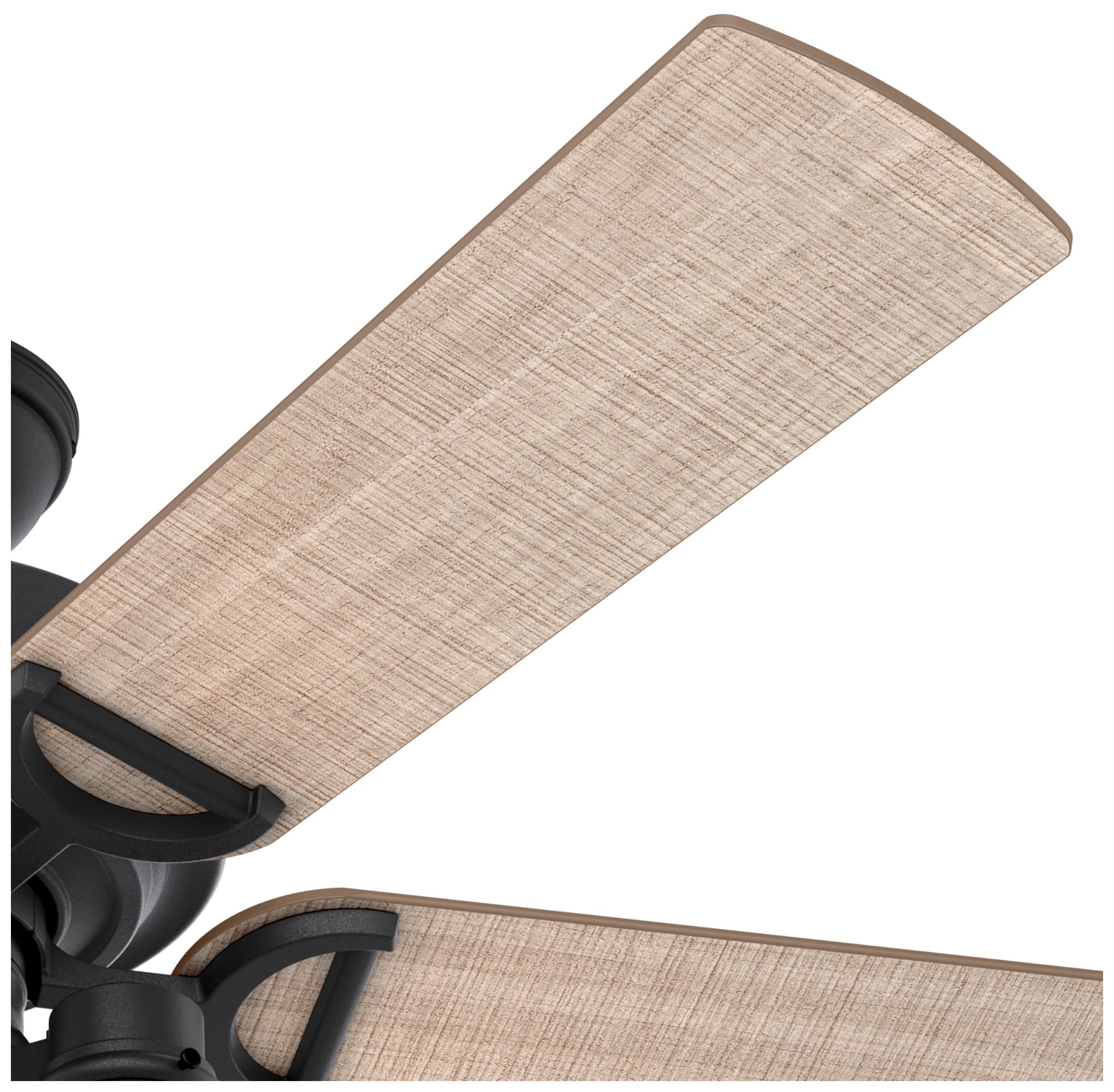 Image 4 52" Hunter Starklake Natural Black Iron LED Ceiling Fan more views