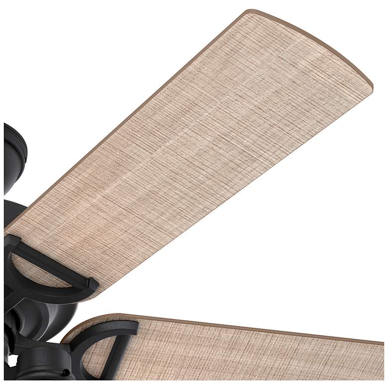 Image 4 52" Hunter Starklake Natural Black Iron LED Ceiling Fan more views