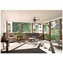 7_52" Hunter Starklake Natural Black Iron LED Ceiling Fan more views