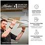 52" Hunter Swanson Fresh White Ceiling Fan with LED Light Kit