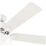 2_52" Hunter Swanson Fresh White Ceiling Fan with LED Light Kit more views