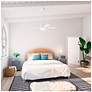 7_52" Hunter Swanson Fresh White Ceiling Fan with LED Light Kit more views