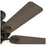 3_52" Hunter Swanson Matte Silver and Walnut LED Ceiling Fan more views