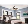 7_52" Hunter Swanson New Bronze Ceiling Fan with LED Light Kit and Pull more views