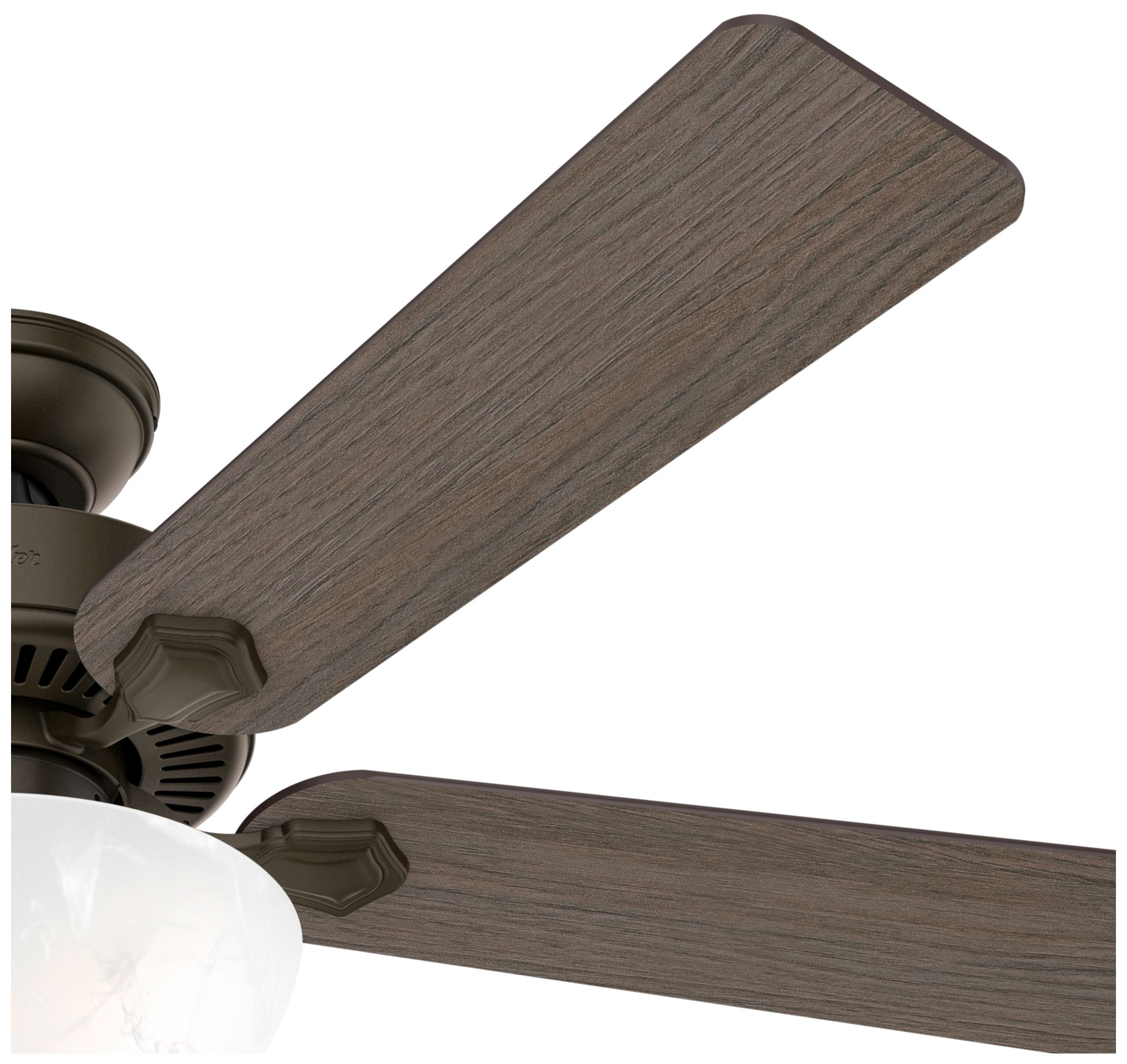 Image 3 52" Hunter Swanson New Bronze Ceiling Fan with LED Light Kit more views