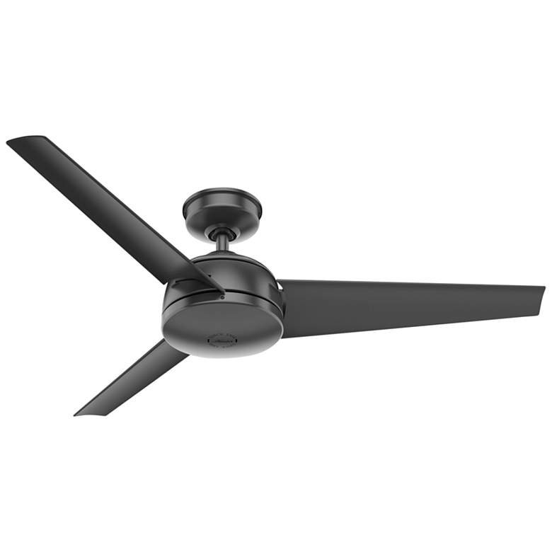 Image 3 52" Hunter Trimaran Black Wet Rated Ceiling Fan with Wall Control