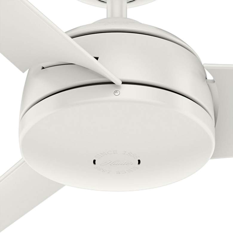 Image 4 52 inch Hunter Trimaran Fresh White WeatherMax Fan with Wall Control more views