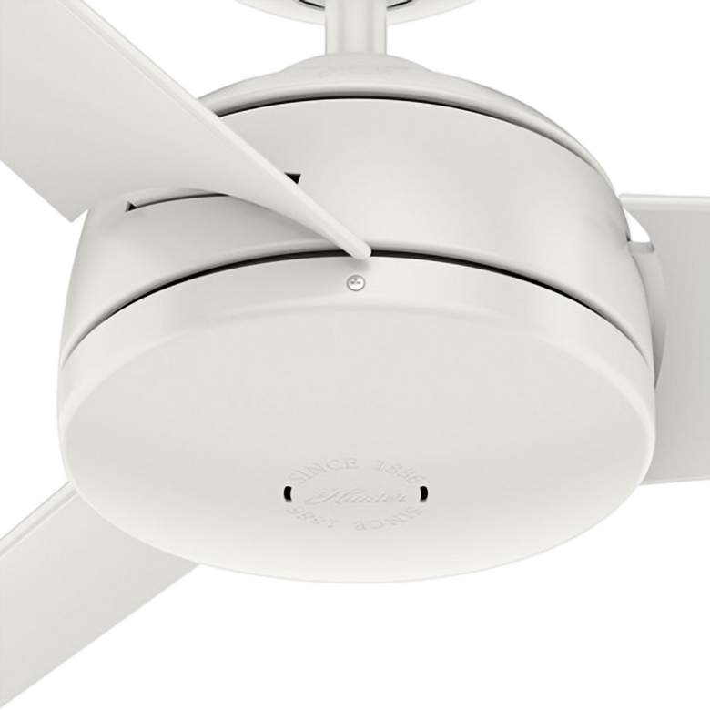 Image 4 52" Hunter Trimaran Fresh White WeatherMax Fan with Wall Control more views