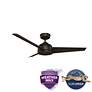 7_52" Hunter Trimaran Premier Bronze Wet Rated Fan with Wall Control more views