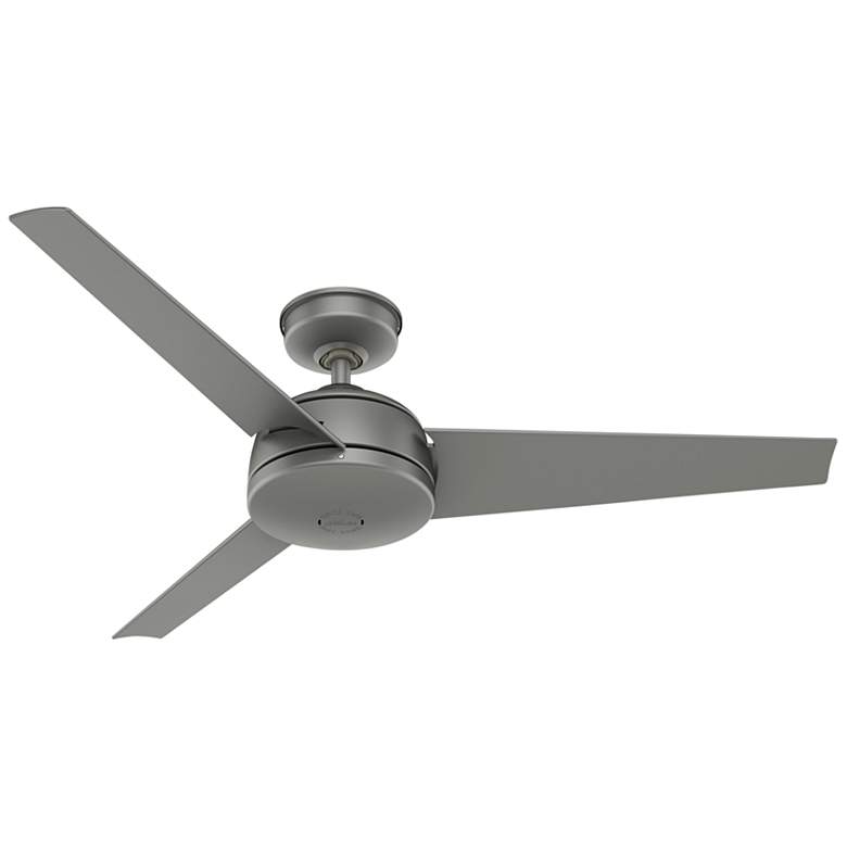 Image 3 52" Hunter Trimaran Silver Wet Rated WeatherMax Fan with Wall Control