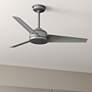 52" Hunter Trimaran Silver Wet Rated WeatherMax Fan with Wall Control in scene