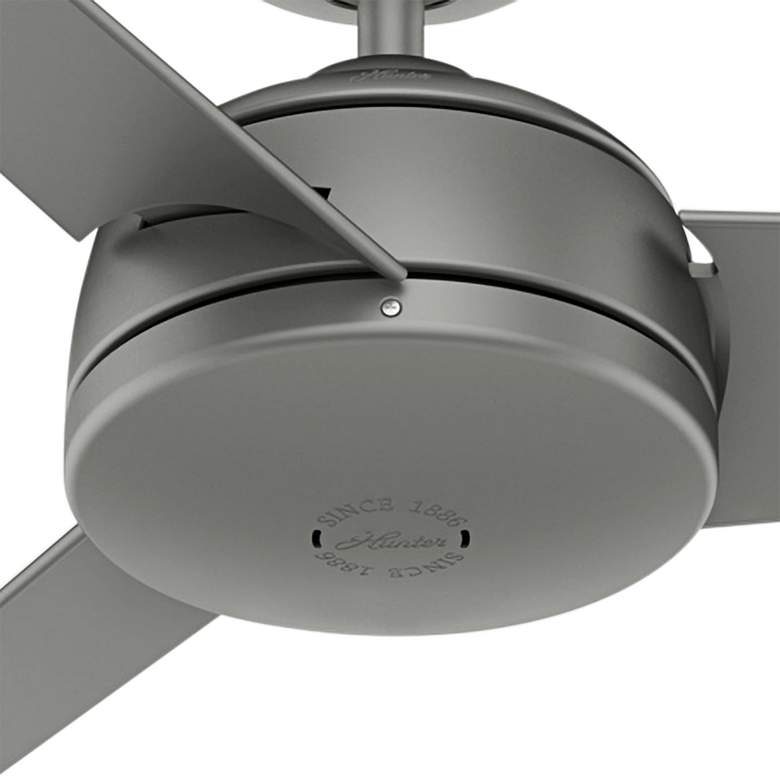 Image 4 52" Hunter Trimaran Silver Wet Rated WeatherMax Fan with Wall Control more views