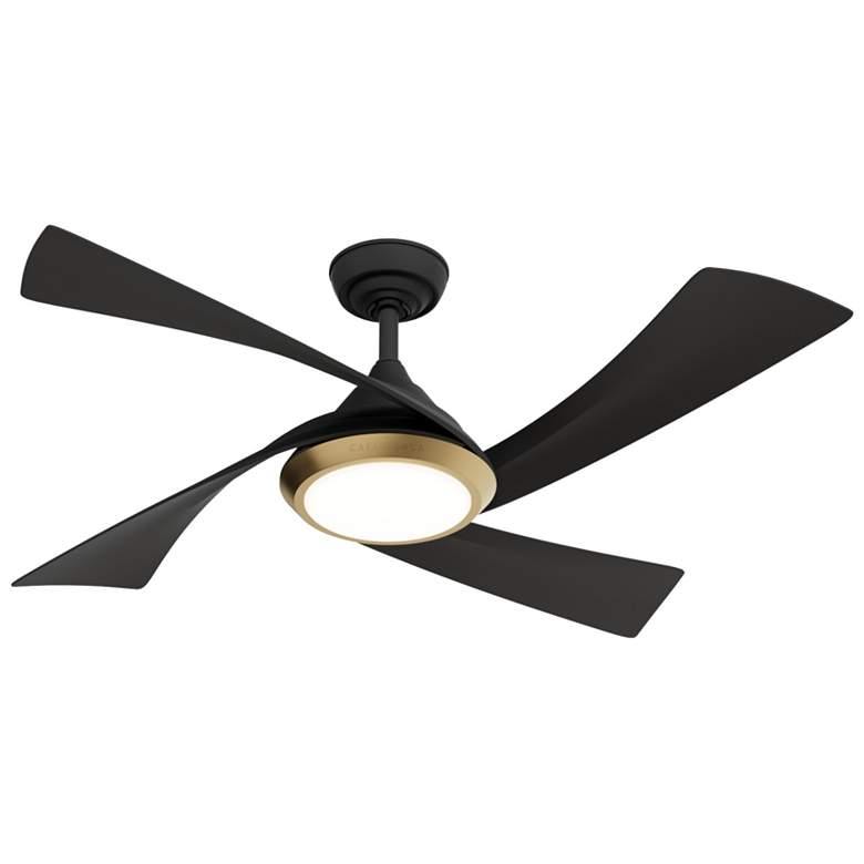 Image 1 52" Hunter Vespucci Matte Black LED Ceiling Fan