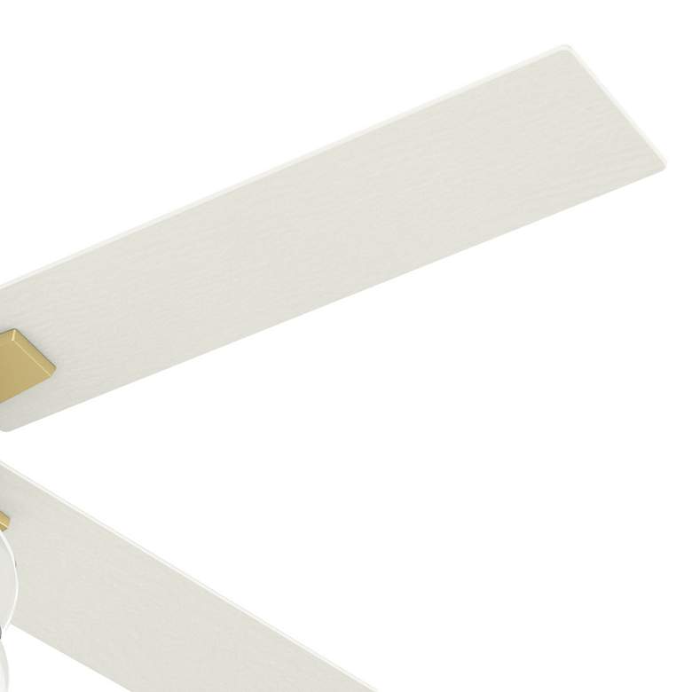 Image 5 52" Hunter Vivian Modern Brass LED Ceiling Fan with Remote Control more views