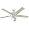 52" Hunter Whittier Indoor Fresh White LED Ceiling Fan
