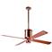 52" Industry Polished Copper Ceiling Fan