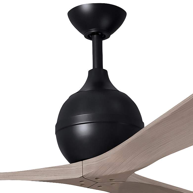 Image 5 52" Irene-3 Matte Black and Gray Ash Ceiling Fan more views