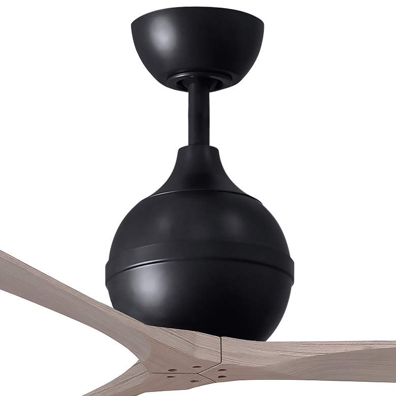 Image 7 52" Irene-3 Matte Black and Gray Ash Ceiling Fan more views