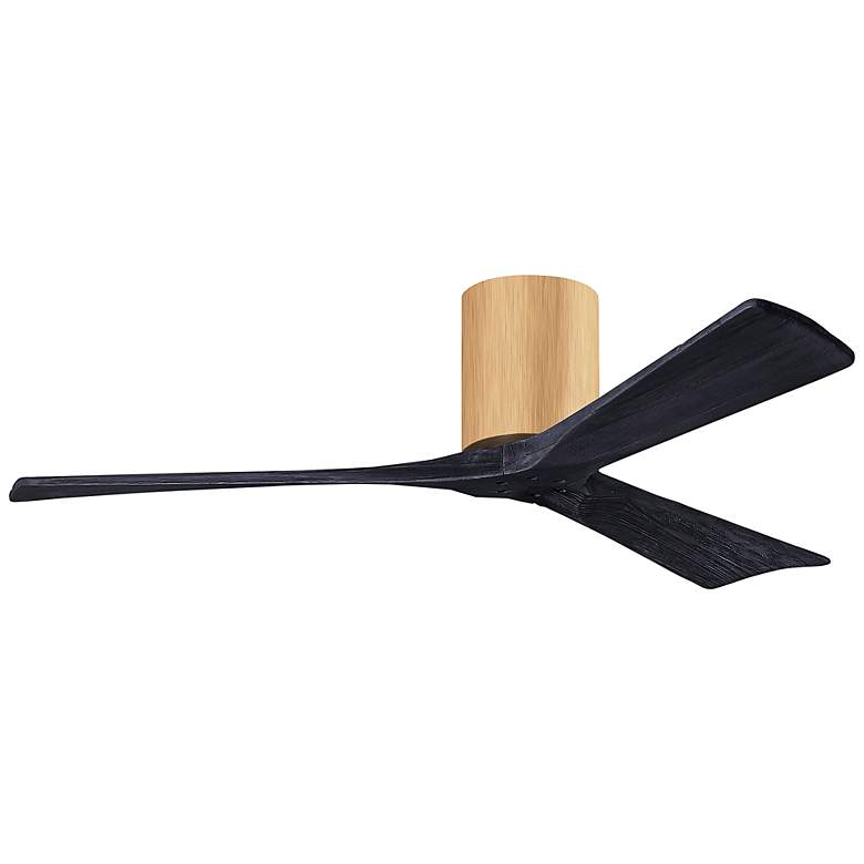 Image 1 52 inch Irene-3H Light Maple and Matte Black Ceiling Fan