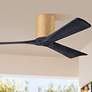 1_52" Irene-3H Light Maple and Matte Black Ceiling Fan