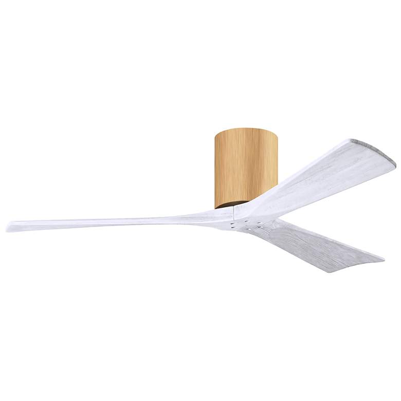 Image 1 52 inch Irene-3H Light Maple and Matte White Ceiling Fan