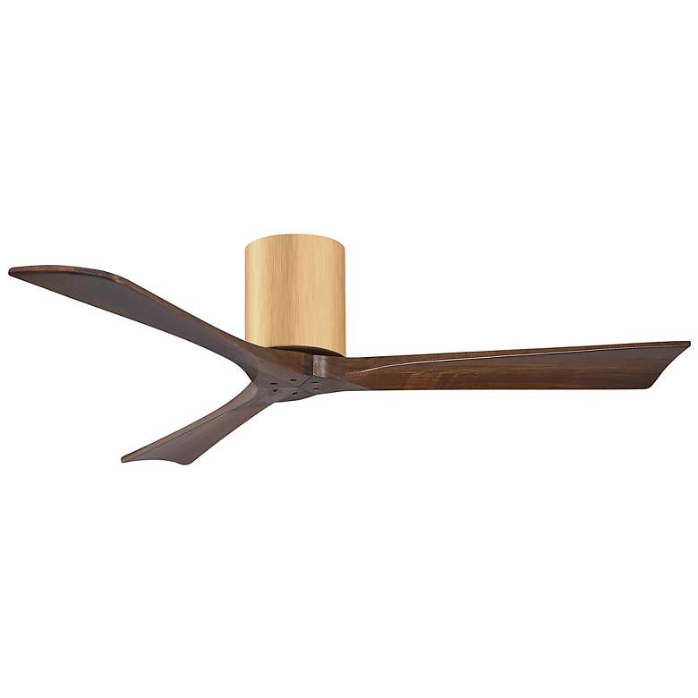 Image 3 52" Irene-3H Light Maple and Walnut Tone Ceiling Fan more views