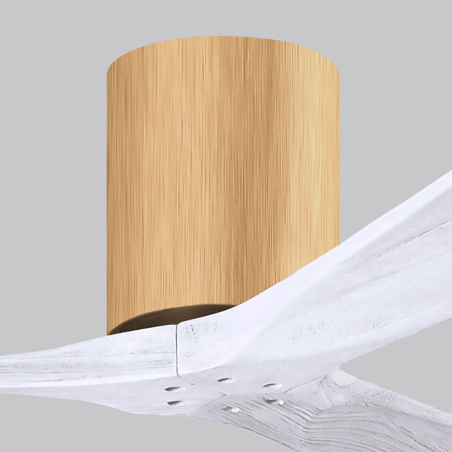 52" Irene-3H Light Matte White Ceiling Fan with Remote