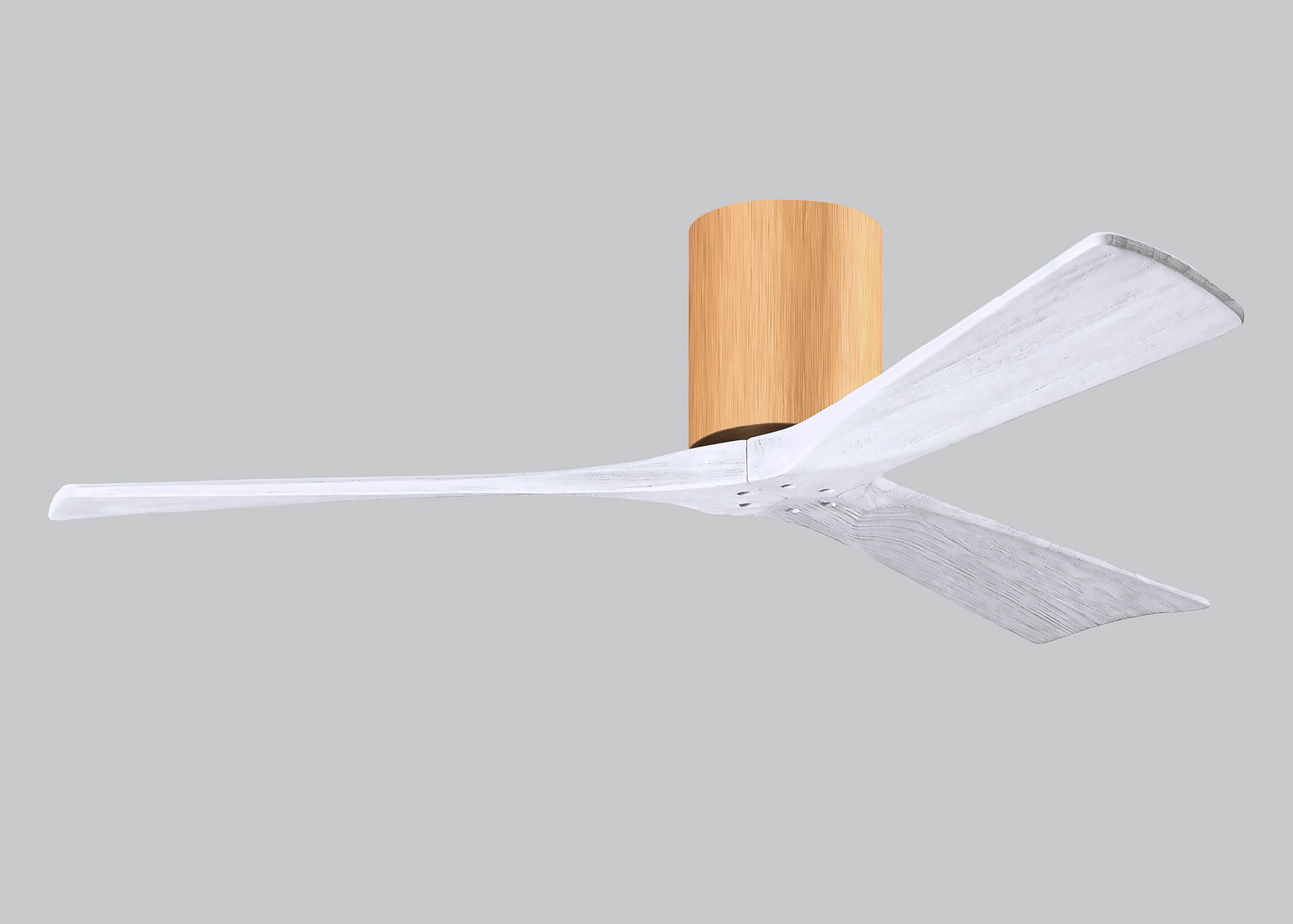 52" Irene-3H Light Matte White Ceiling Fan with Remote