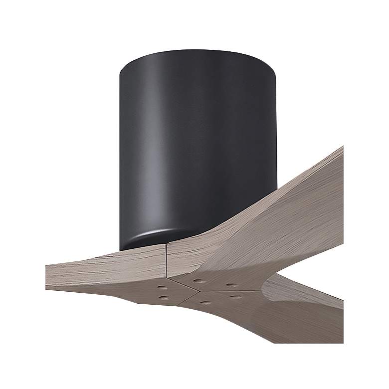Image 2 52" Irene-3H Matte Black and Gray Ash Ceiling Fan more views