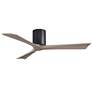 2_52" Irene-3H Matte Black and Gray Ash Ceiling Fan more views