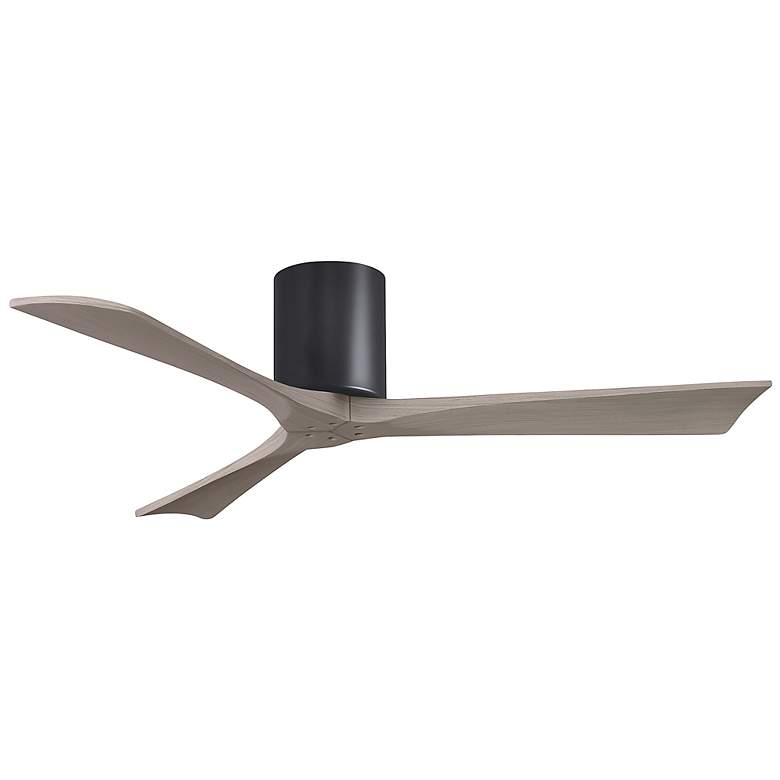 Image 3 52" Irene-3H Matte Black and Gray Ash Ceiling Fan more views