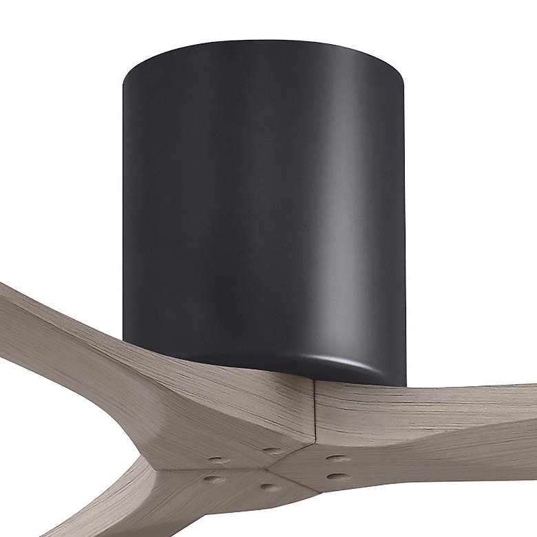 Image 7 52" Irene-3H Matte Black and Gray Ash Ceiling Fan more views