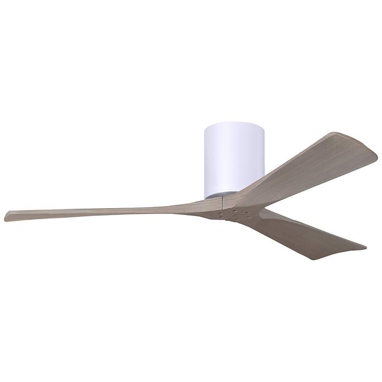 Image 2 52" Irene-3H Matte White and Gray Ash Ceiling Fan